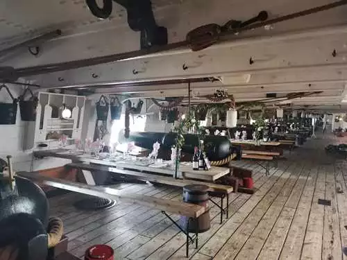 Gun Deck at HMS Warrior