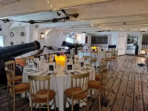 Officer’s Half Deck at HMS Warrior