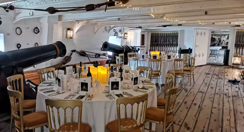 HMS Warrior Christmas Parties 2025