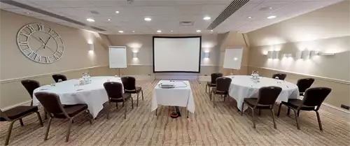 Cromwell Suite 1 room hire layout at Donnington Valley Estate