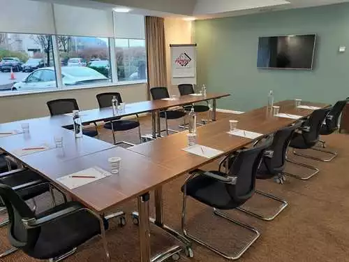 Appledore Room 1 room hire layout at Future Inn Cardiff