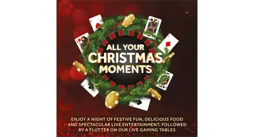 Christmas Entertainment Package 2025 at Genting Casino Sheffield