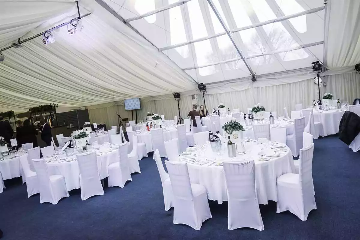 The County Ground Marquee at Derbyshire County Cricket Club in Derby
