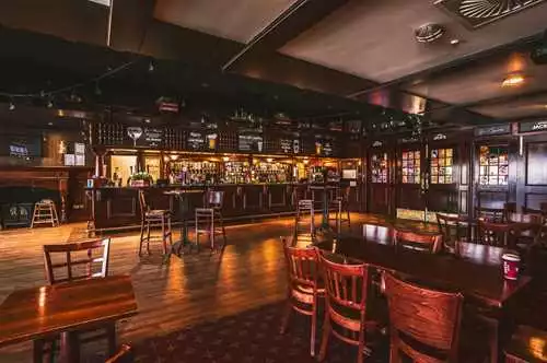 Captain Jacks Bar 1 room hire layout at The Grand Pier, Weston Super Mare