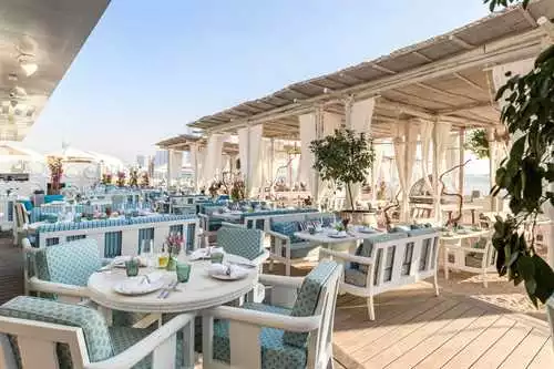 Terrace 1 room hire layout at