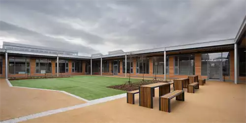 Courtyard at Seashell Trust