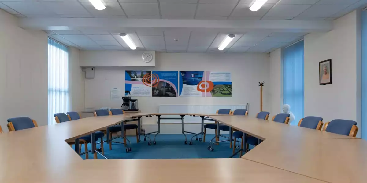 Boardroom at Seashell Trust in Cheadle