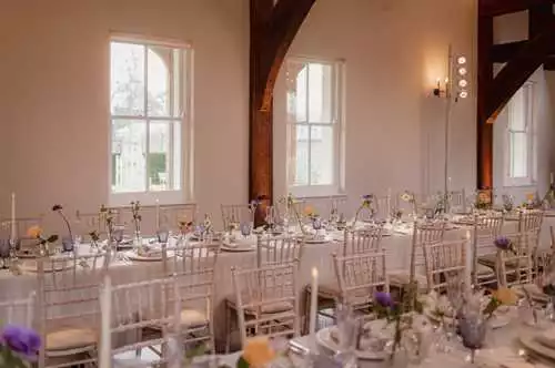 Monks Barn 1 room hire layout at