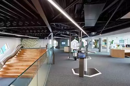 The Exhibition Space 1 room hire layout at