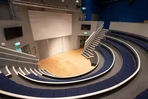 Science Theatre 1 room hire layout at