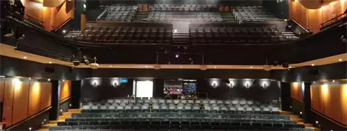 Main Auditorium 1 room hire layout at Queen's Theatre Barnstaple