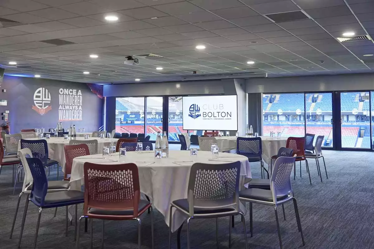 Club McGinlays Suite at Bolton Wanderers Football Club in Bolton