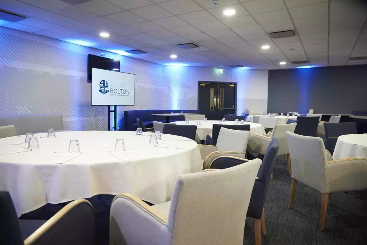 Wanderers Suite at Bolton Wanderers Football Club in Bolton