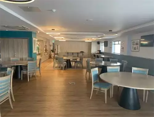 Dr Iven Suite 1 room hire layout at Burnley Football Club