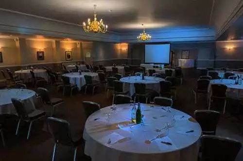 Hatherley Suite 1 room hire layout at Hatherley Manor Hotel & Spa