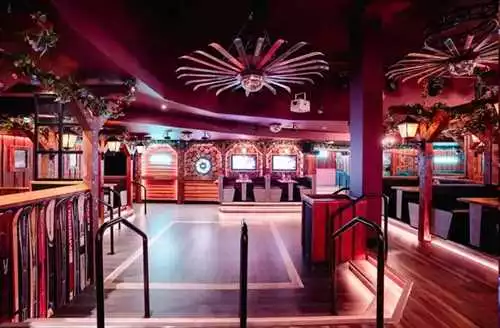 Bar 2 1 room hire layout at Barbara's Bier Haus Bristol