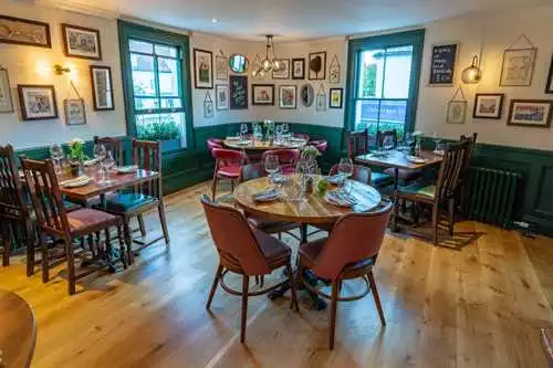 Grand Military Room 1 room hire layout at The Albert Arms Esher