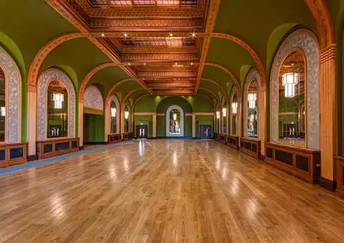 Ballroom 1 room hire layout at