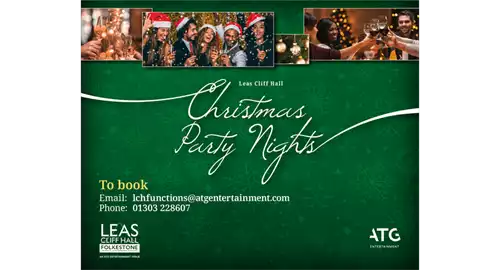 Christmas Parties at Leas Cliff Hall