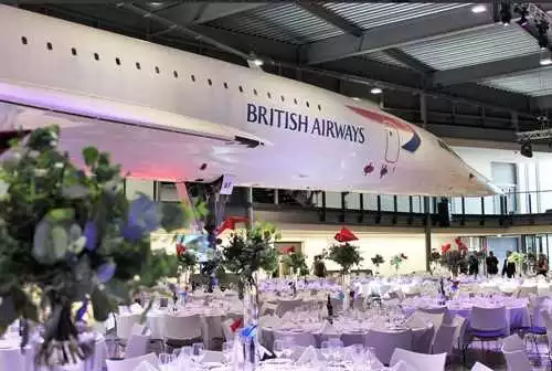 The Concorde Gallery 1 room hire layout at