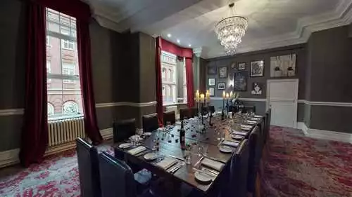 Lombard 1 room hire layout at