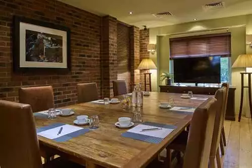 Almaviva 1 room hire layout at Hotel du Vin Cheltenham