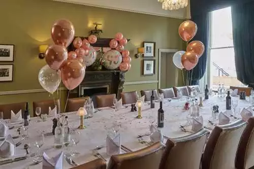 Sinners Enclosure 1 room hire layout at