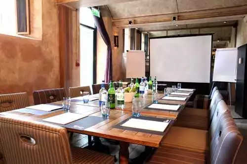 Cell 5 1 room hire layout at Malmaison Oxford