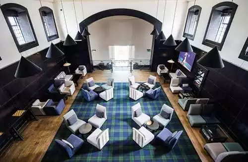 Visitors Room 1 room hire layout at Malmaison Oxford