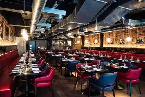The Mal 1 room hire layout at Malmaison Reading