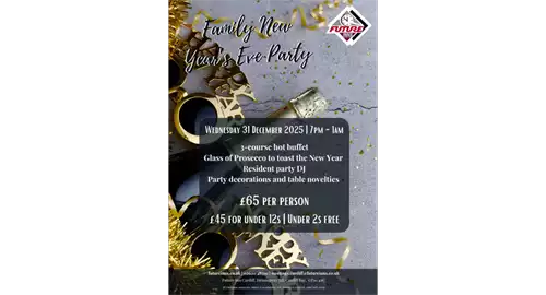 New Years Eve Family Party 2025 at Future Inn Cardiff