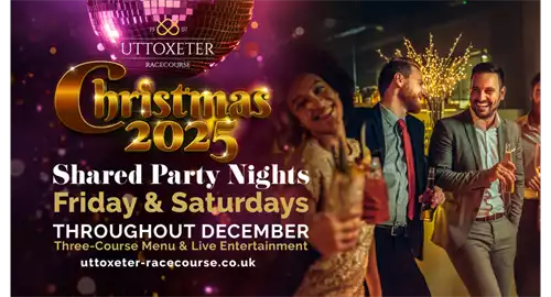 Glitzmas Christmas Party Nights 2025 at Uttoxeter Racecourse