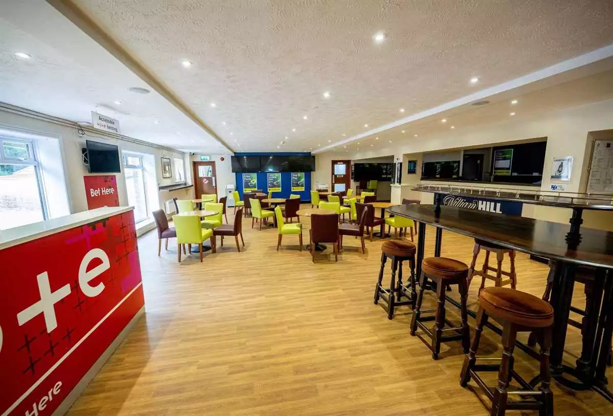 Chasers Bar at Plumpton Racecourse in Lewes