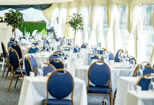 Final Fence Marquee at Plumpton Racecourse