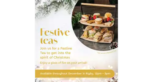 Festive Teas 2026 at Barnsley Metrodome Leisure Complex