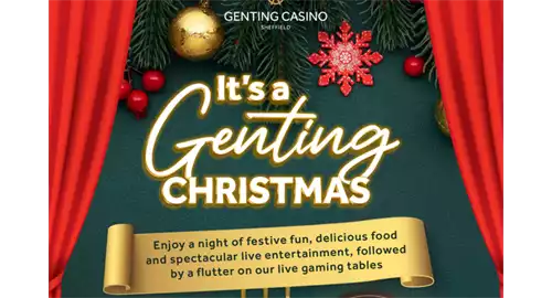 Christmas Entertainment Package 2025 2025 at Genting Casino Sheffield