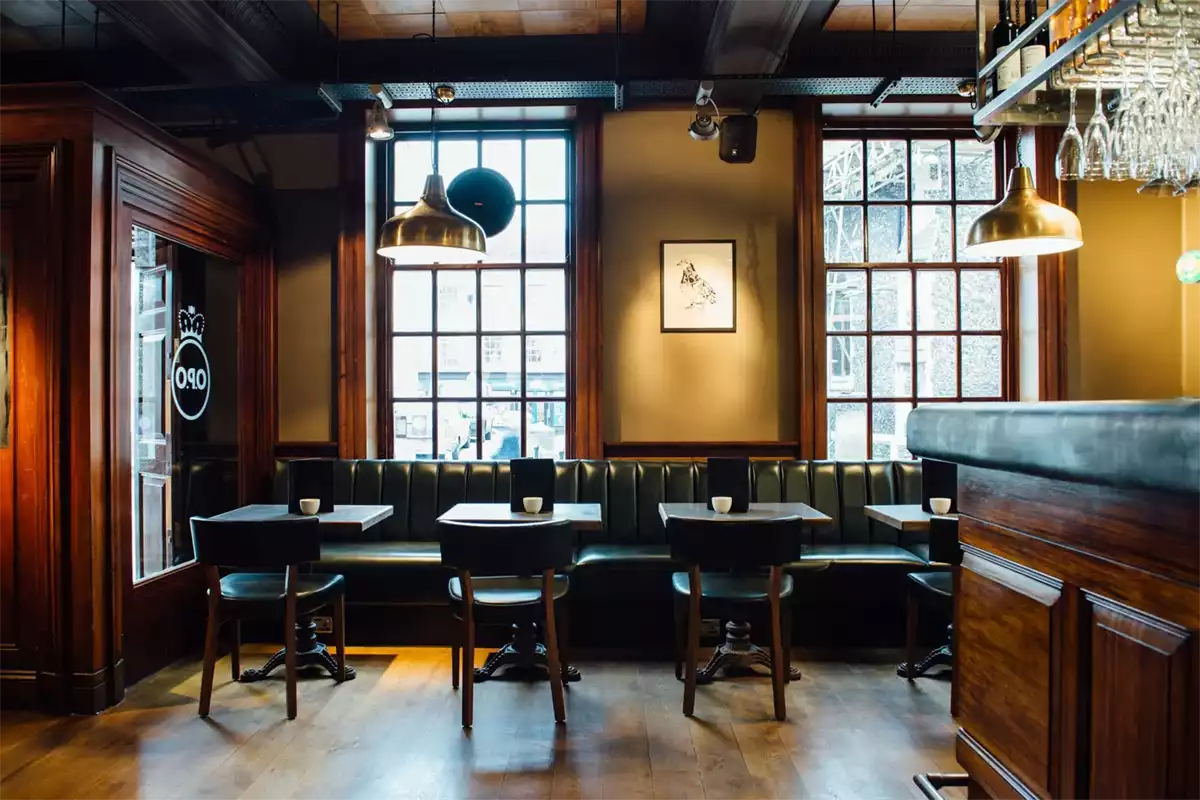 Bar at The Old Post Office in Wallingford