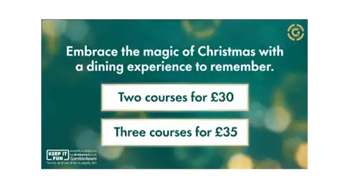 Grosvenor Casino Didsbury Christmas Parties 2025