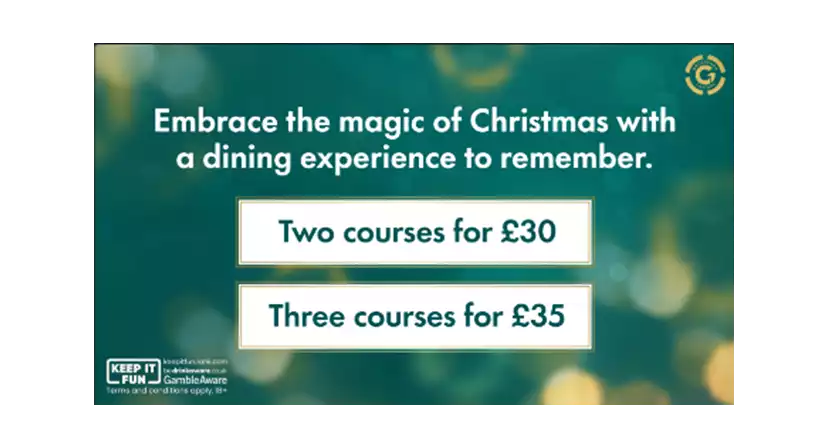 Grosvenor Casino Glasgow Merchant City Christmas Parties 2025