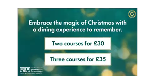 Grosvenor Casino Glasgow Merchant City Christmas Parties 2025