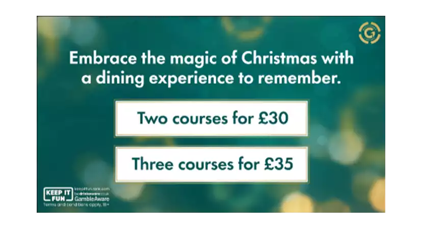 Grosvenor Casino Sheffield Christmas Parties 2025