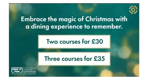 Grosvenor Casino Thanet Christmas Parties 2025