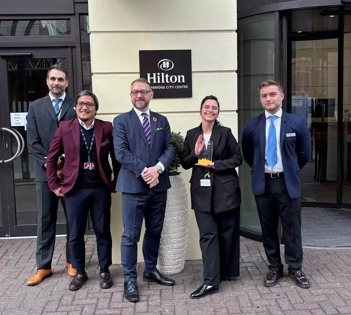 Hilton Cambridge City Centre Triumphs at Cambridge BID Awards with Two  Major Wins