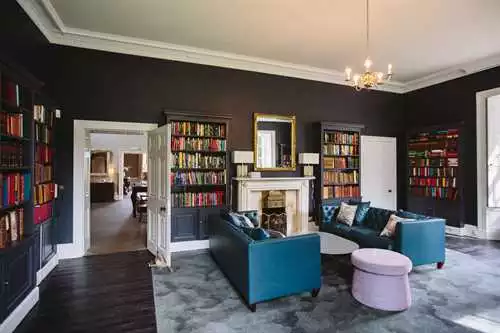 Library at Saltmarshe Hall