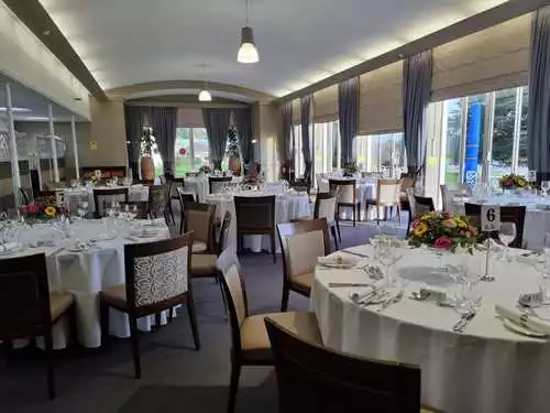 Heyworth Restaurant 1 room hire layout at