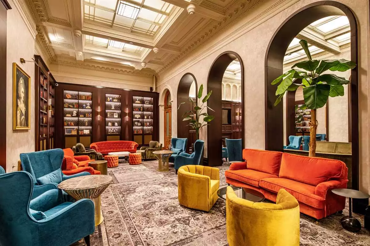 Palm Court Library at Municipal Hotel Liverpool - MGallery in Liverpool