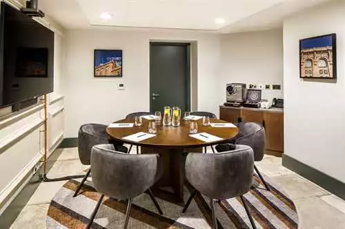 Baltic 1 room hire layout at Municipal Hotel Liverpool - MGallery