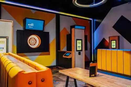 The Bullseye Zone 1 room hire layout at