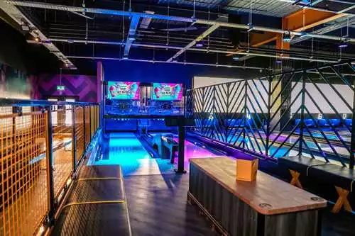 The Duck Pin Zone at King Pins White Rose Leeds