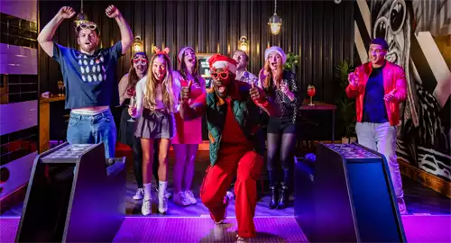 Festive Feast Christmas Parties 2026 at Roxy Lanes Birmingham Digbeth